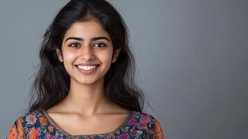 young-indian-model-beams-with-joy-showcasing-natural-beauty-and-confidence-photo